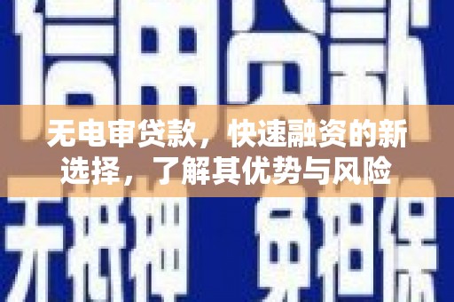 宁乡无电审贷款，快速融资的新选择，了解其优势与风险