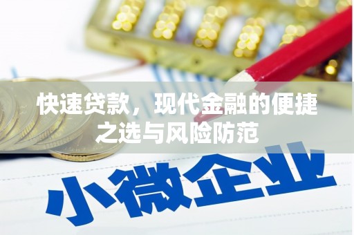 宁乡快速贷款，现代金融的便捷之选与风险防范