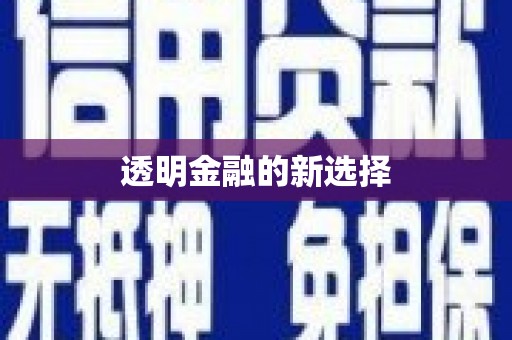 宁乡透明金融的新选择