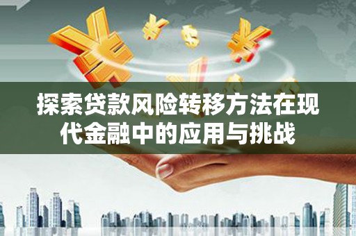 宁乡探索贷款风险转移方法在现代金融中的应用与挑战