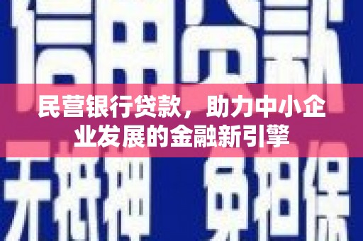宁乡民营银行贷款，助力中小企业发展的金融新引擎