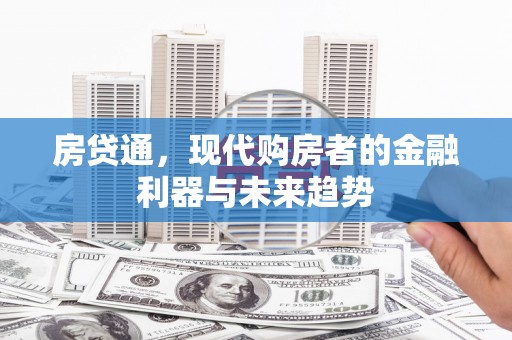 宁乡房贷通，现代购房者的金融利器与未来趋势