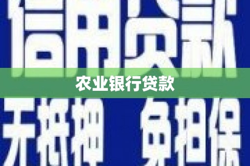 宁乡农业银行贷款