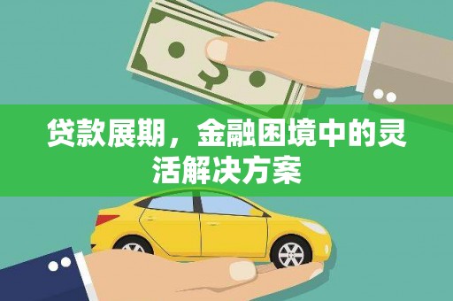 宁乡贷款展期，金融困境中的灵活解决方案