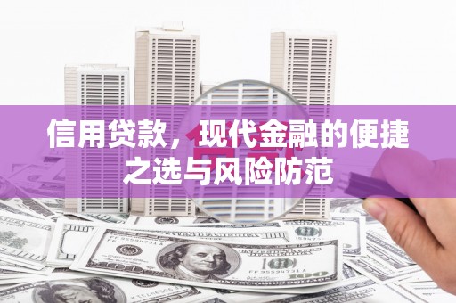 宁乡信用贷款，现代金融的便捷之选与风险防范