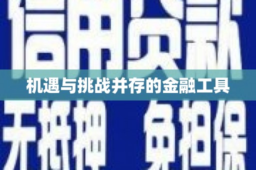 宁乡机遇与挑战并存的金融工具