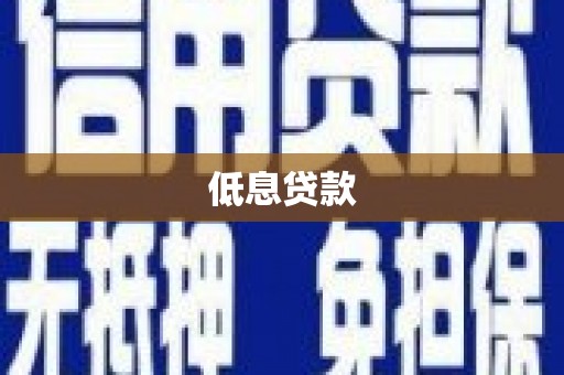 宁乡低息贷款