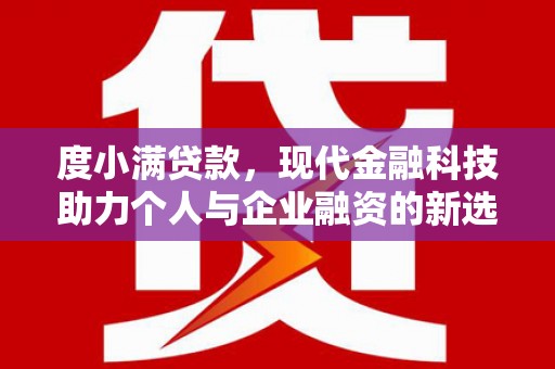 宁乡度小满贷款，现代金融科技助力个人与企业融资的新选择