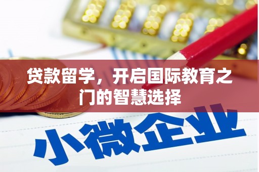 宁乡贷款留学，开启国际教育之门的智慧选择