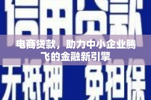 宁乡电商贷款，助力中小企业腾飞的金融新引擎