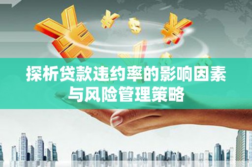 宁乡探析贷款违约率的影响因素与风险管理策略