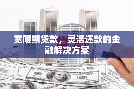宁乡宽限期贷款，灵活还款的金融解决方案