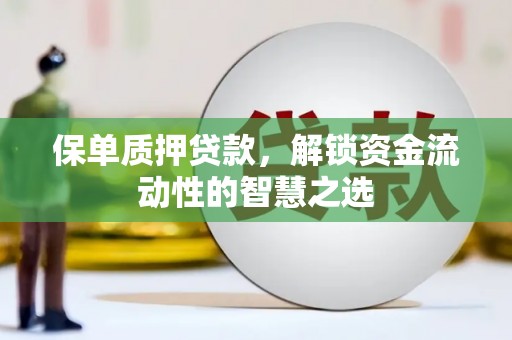 宁乡保单质押贷款，解锁资金流动性的智慧之选