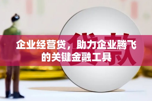宁乡企业经营贷，助力企业腾飞的关键金融工具
