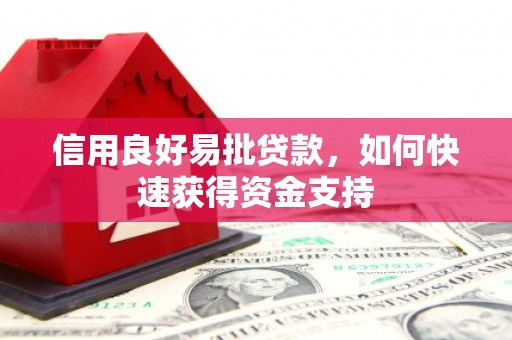 宁乡信用良好易批贷款，如何快速获得资金支持