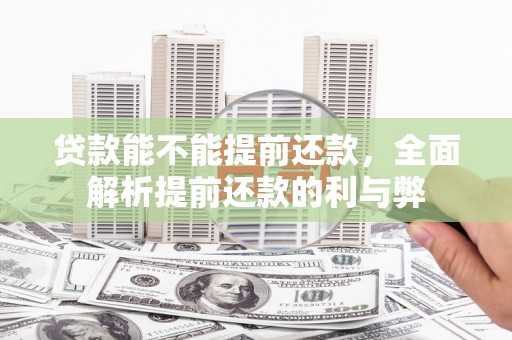 宁乡贷款能不能提前还款，全面解析提前还款的利与弊