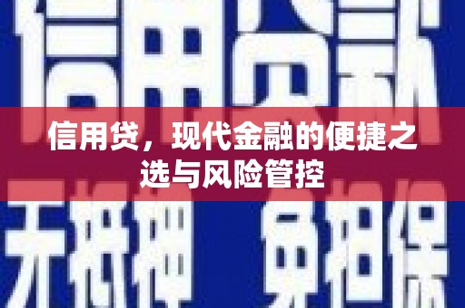 宁乡信用贷，现代金融的便捷之选与风险管控