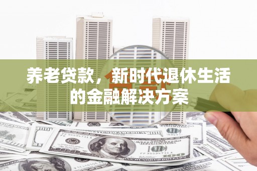 宁乡养老贷款，新时代退休生活的金融解决方案