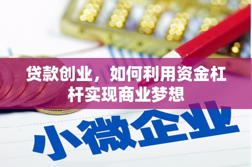 宁乡贷款创业，如何利用资金杠杆实现商业梦想
