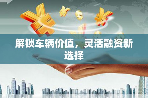 宁乡解锁车辆价值，灵活融资新选择