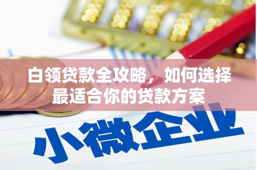 宁乡白领贷款全攻略，如何选择最适合你的贷款方案